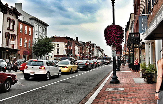 busy_street Georgetown District, Washington DC