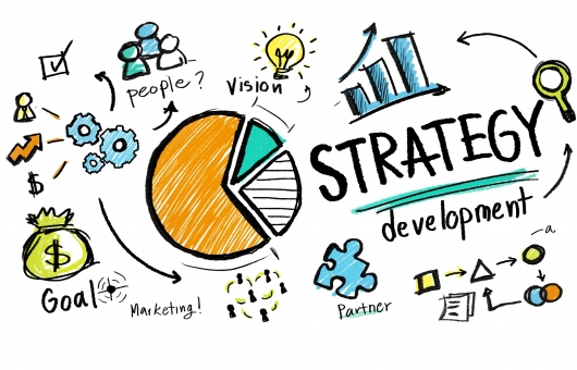 Strategy Development Goal Marketing Vision Planning Business Con